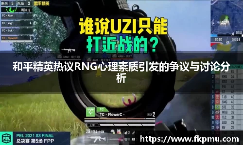 和平精英热议RNG心理素质引发的争议与讨论分析